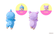 HIPPERS Monchhichi COLORS: Wink Series E1