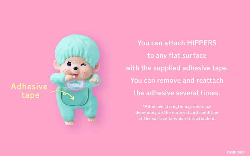 HIPPERS Monchhichi COLORS: Wink Series E1